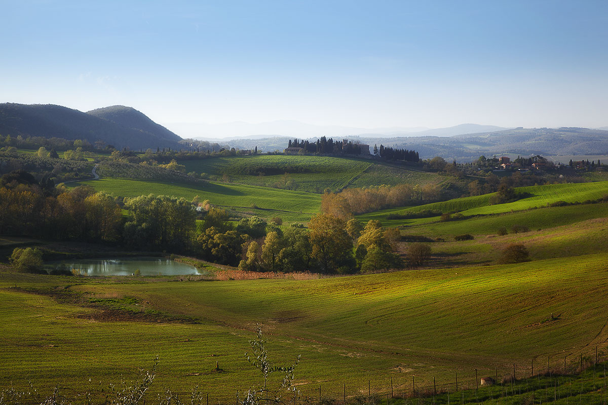 Il paesaggio tra Torrita e Valiano